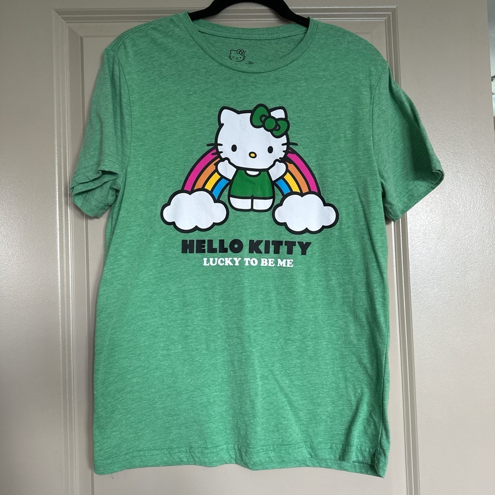St Patrick’s Day Hello Kitty t shirt
